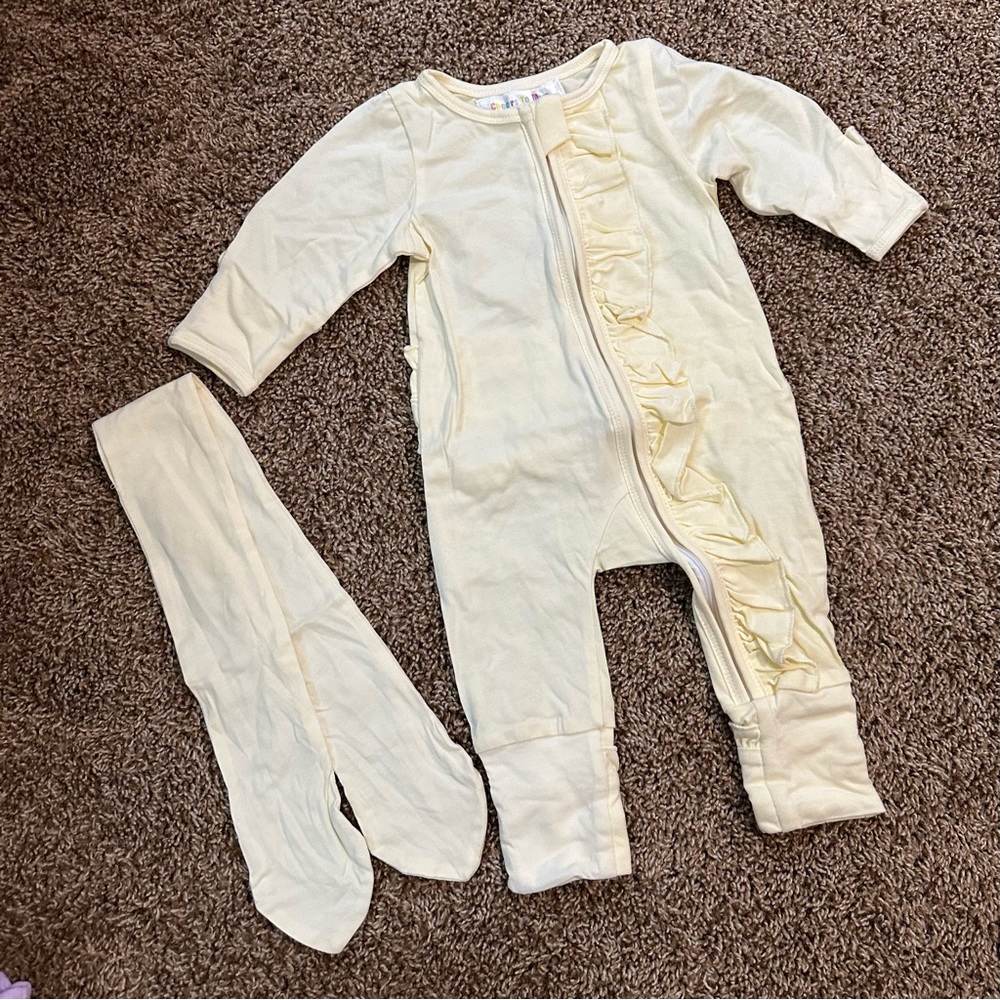 0-3 and 3-6 months 2pcs baby girl outfit